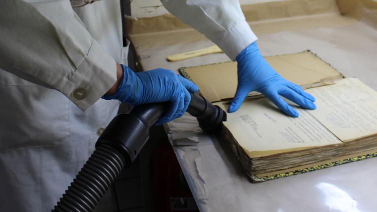 Conservación de documento.