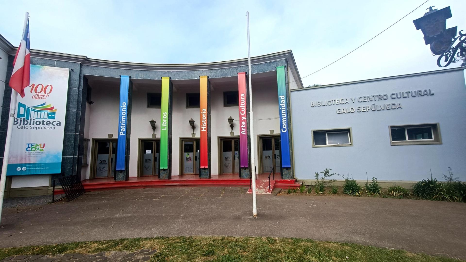 Frontis biblioteca Temuco