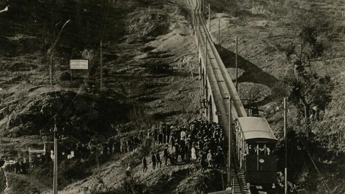 Funicular del cerro San Cristóbal.