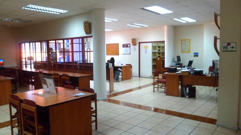 Sala de atención al público.