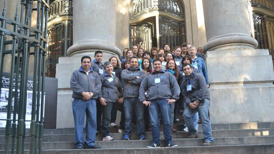 Funcionarios del AN de Chile.