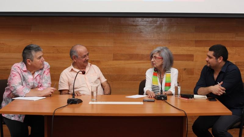 Emma De Ramón, Claudio Vidal, María Eugenia Barrientos y Claudio Ogass.