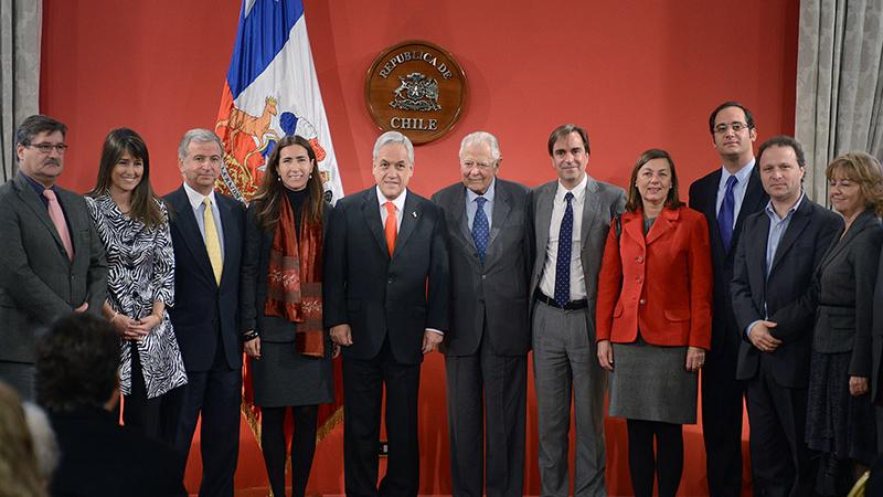 Ceremonia en la Moneda.