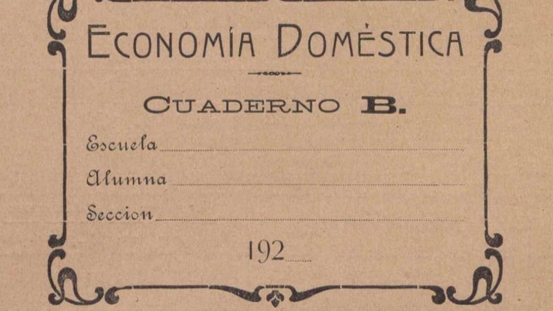 Cuaderno, volumen 4074 del Fondo Ministerio de Educación.