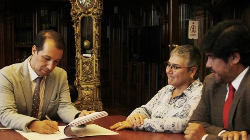 Carlos Maillet, Emma De Ramón y Hernán Cabrera.