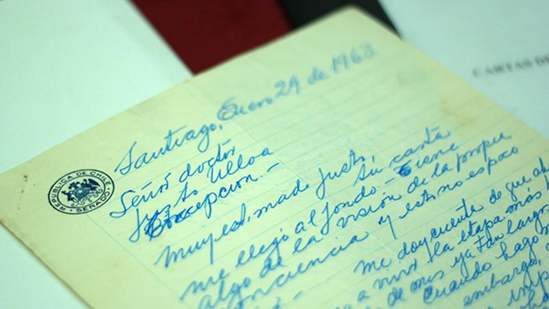 Carta de Salvador Allende a Justo Ulloa, de 1964, cuando era senador.