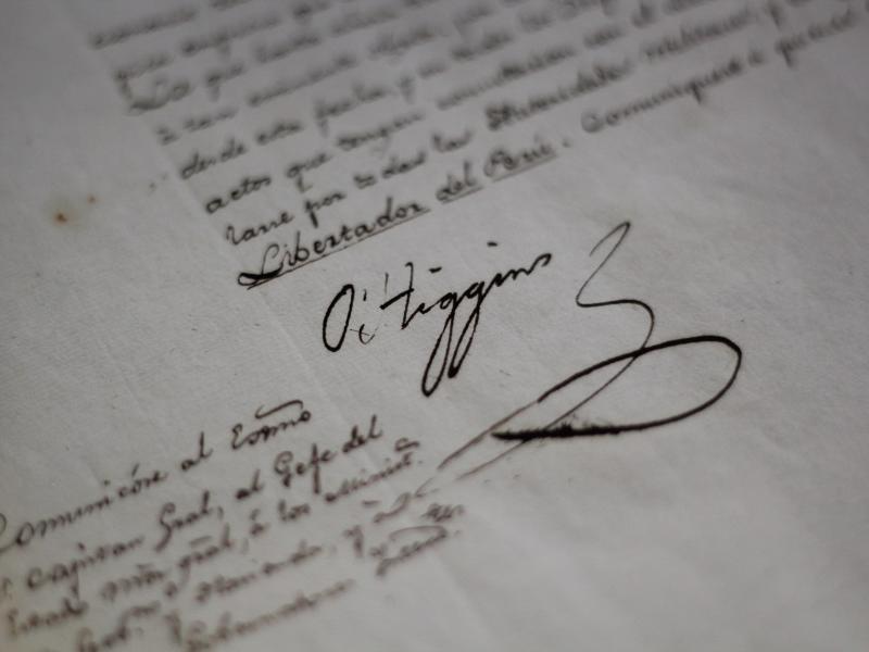 Firma de O'Higgins