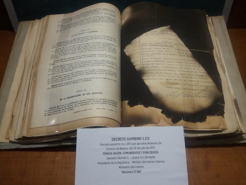 Documentos quemados.