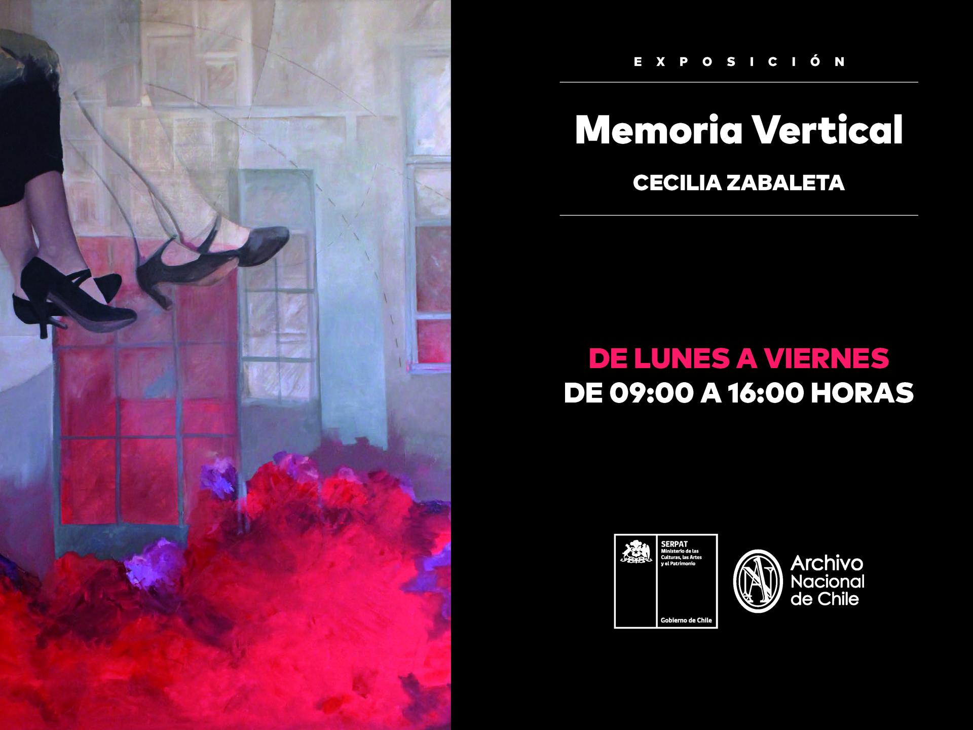 Afiche exposicion Memoria Vertical Afiche exposicion