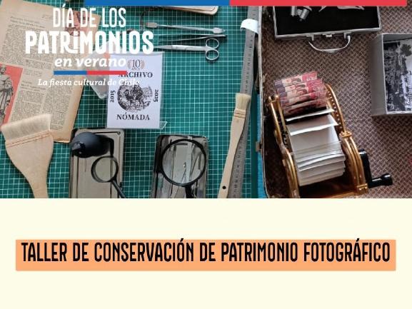Taller de conservación de Patrimonio Fotográfico