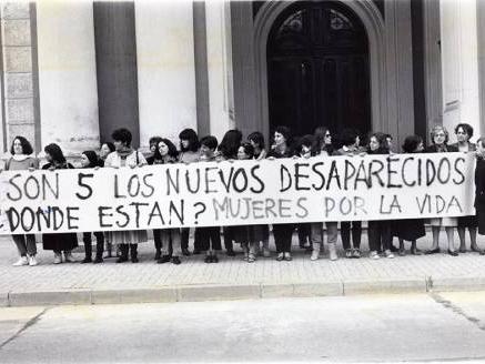 Manifestación por los detenidos desaparecidos