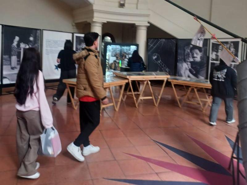 Visitas en muestra.