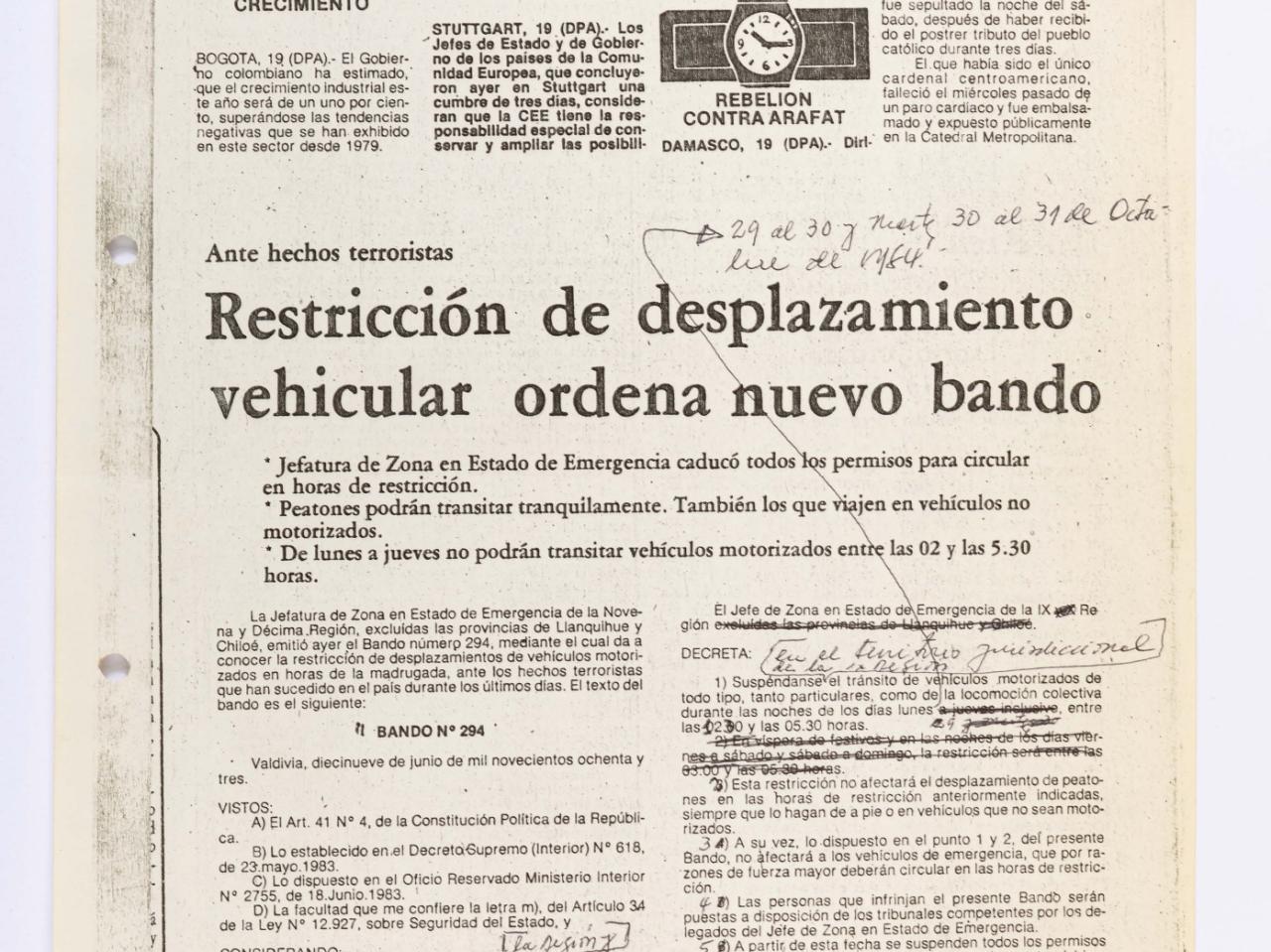 Recorte diario.