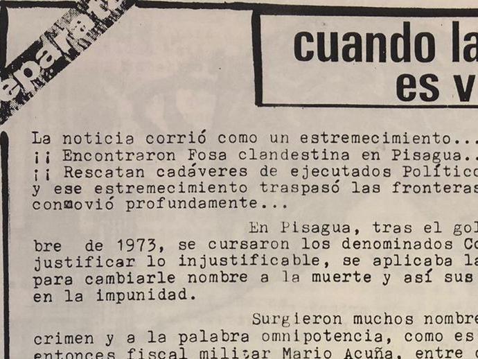 Boletín.