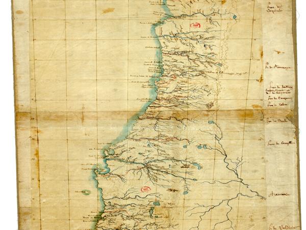 Mapa de Chile, 1845