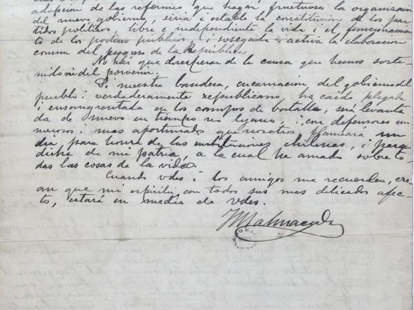 Carta de José Manuel Balmaceda 2