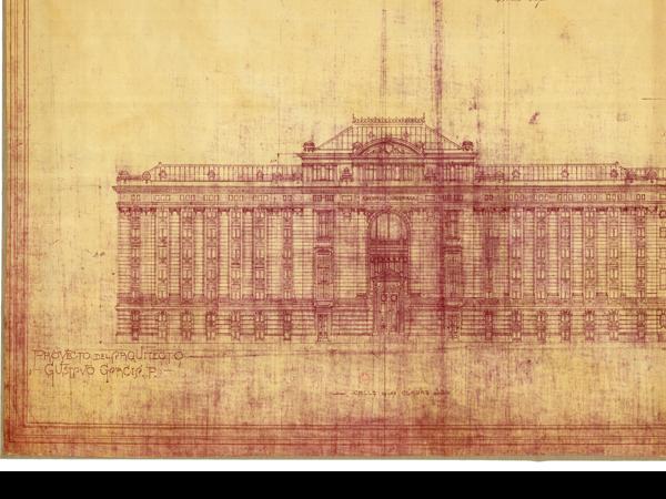 Plano Biblioteca Nacional, 1918