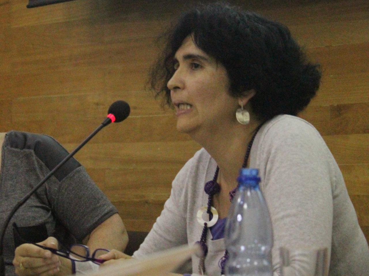 Mónica Villarroel, Jefa de Cooperación y Desarrollo de la Cineteca Nacional.