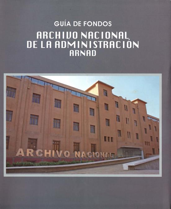 Portada con fotografía de la fachada del Archivo Nacional de la Administración.