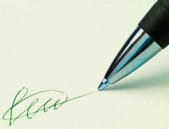 Firma de documentación.