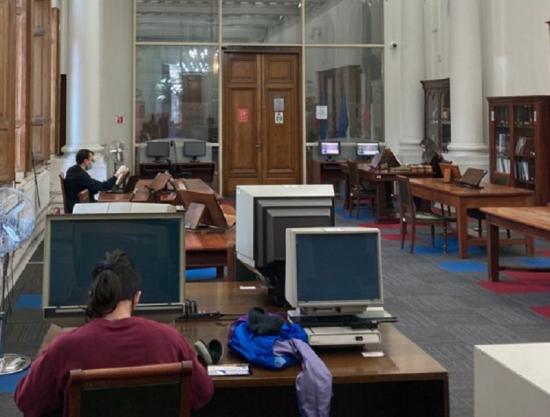 Sala de lectura del ANH.