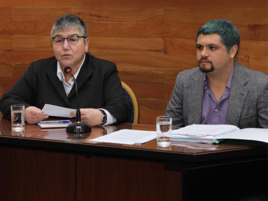 Emma De Ramón y Claudio Ogass.