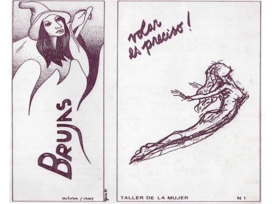 Boletín "Brujas". Campaña de Donaciones Valparaíso, 2016. Donado por Valeria Arancibia.