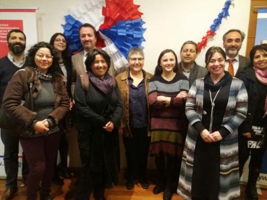 Reunión en el Ministerio de Hacienda.