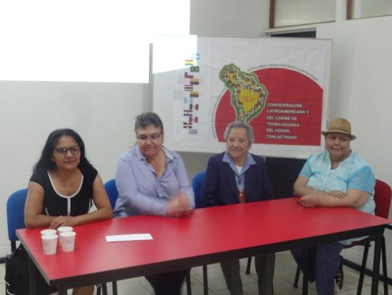 Carmen Cruz, Emma De Ramón, Aída Moreno y Ruth Olate.