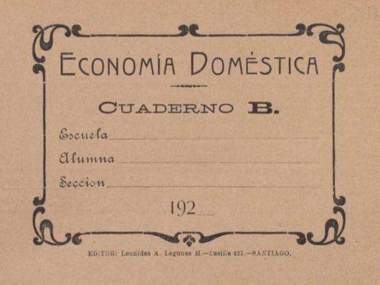 Cuaderno, volumen 4074 del Fondo Ministerio de Educación. 