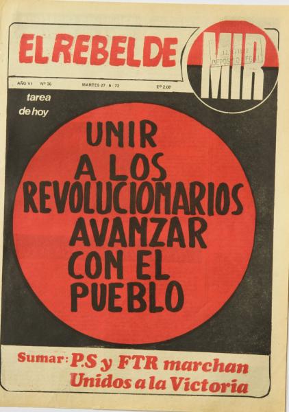 El Rebelde N°36, 1972. Fondo familiar. Revista.