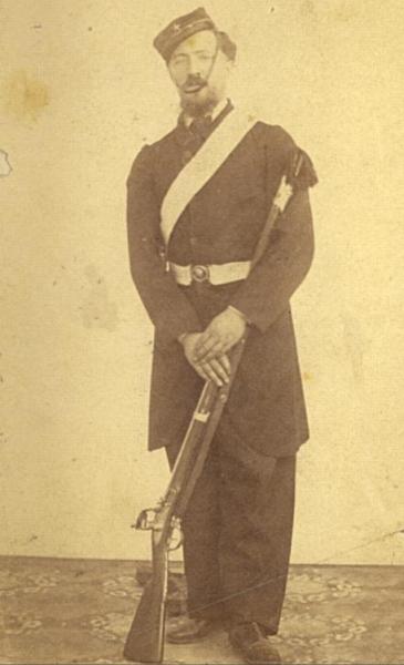 Soldado Cívico, 1864. Museo Histórico