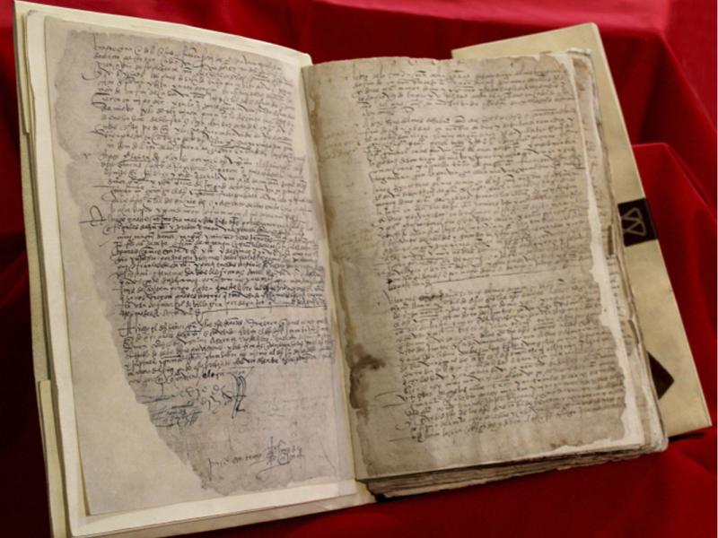 Fundación de Santiago el 12 de febrero de 1541: Libro Becerro