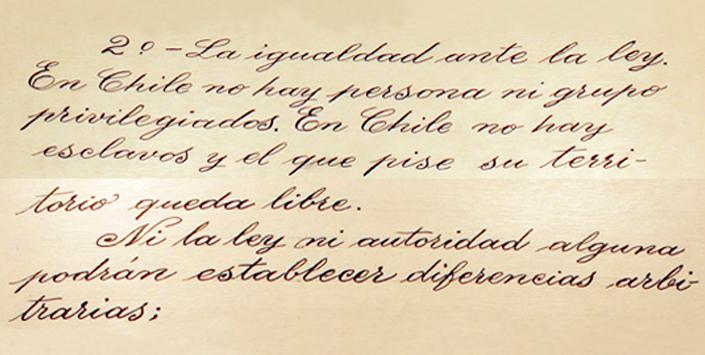 Extracto de la Constitución Política de 1980.
