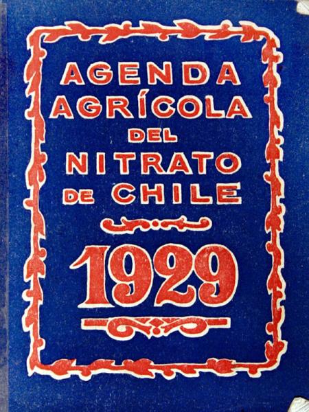 Portada de Agenda agrícola del Nitrato de Chile Portada de Agenda agrícola del Nitrato de Chile