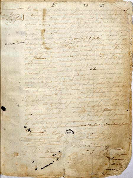 Inscripción del  Mineral de Chañarcillo