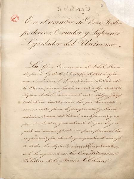Constitución de 1833