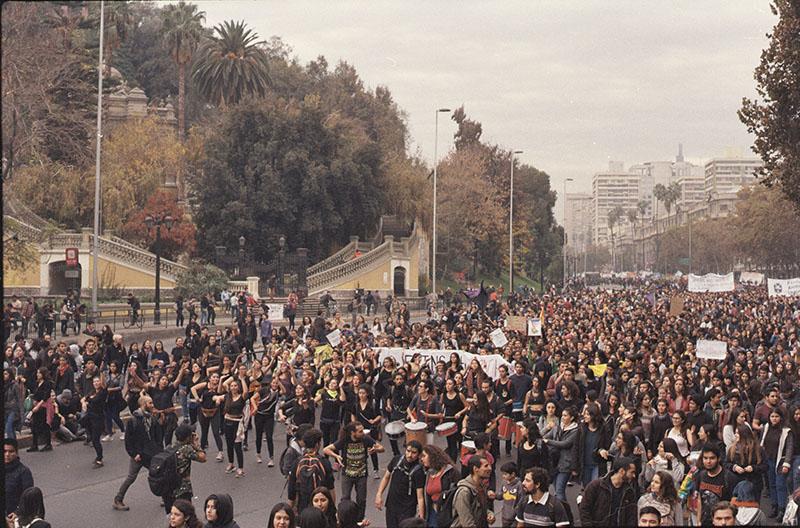 Marcha por una Educación No Sexista, Santiago, 16-05-2018. Donación Red de Historiadoras Feministas- Joaquín Pinto.