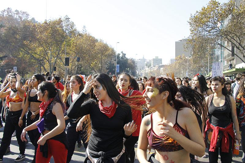 Marcha por una Educación No Sexista, Santiago, 06-06-2018. Donación Miguel Carrasco.