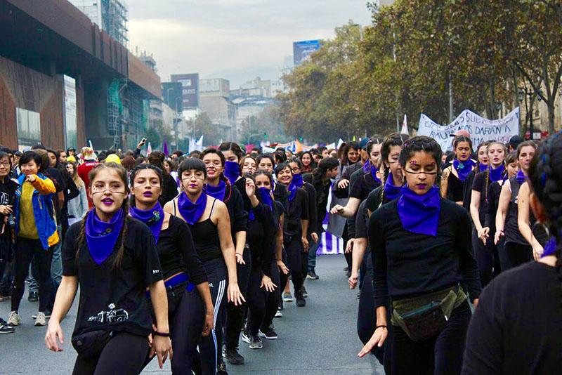 Marcha por una Educación No sexista, Santiago, 2018. Donación Red de Historiadoras Feministas.