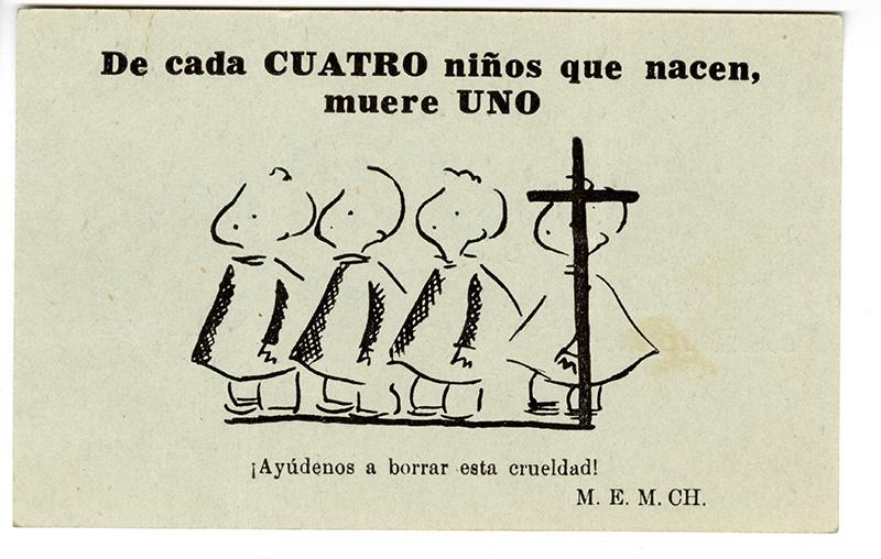 Volante para convocar al Primer Congreso Nacional del MEMCH, octubre de 1937. AMG, Fondo Elena Caffarena Morice, caja 9.